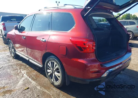 2017 Nissan Pathfinder Sl из США, поврежденный, VIN 5N1DR2MN2HC905094